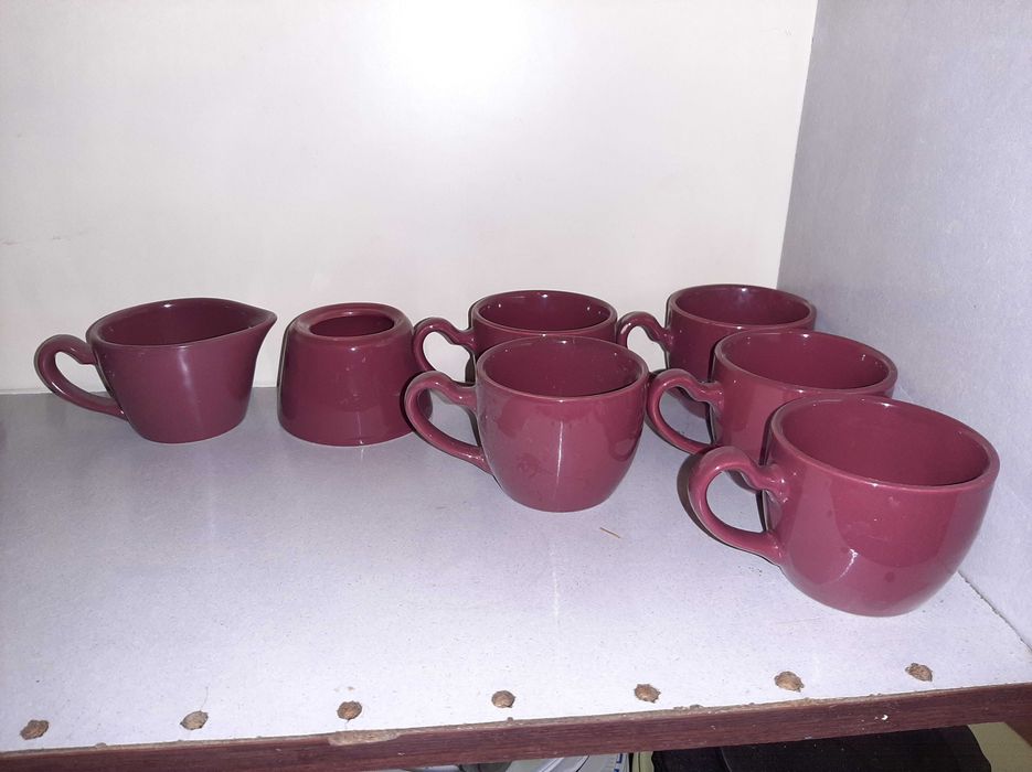 Serwis kawowy Zestaw Zastawa Używany Porcelana