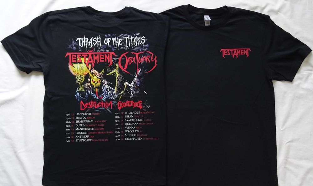 Testament Obituary Destruction Thrash of the Titans koncert Wrocław A2