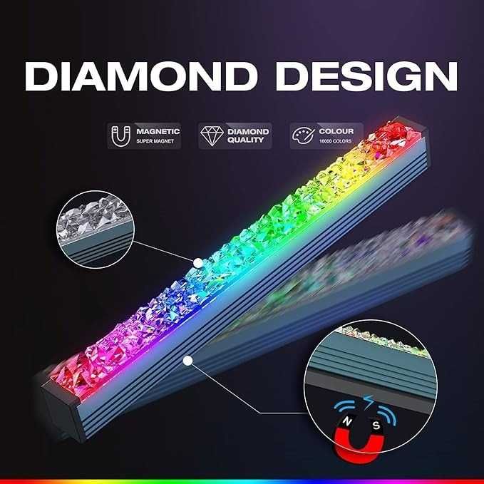 Listwa świetlna PC ARGB do płyt głównych, 5 V, 3 piny