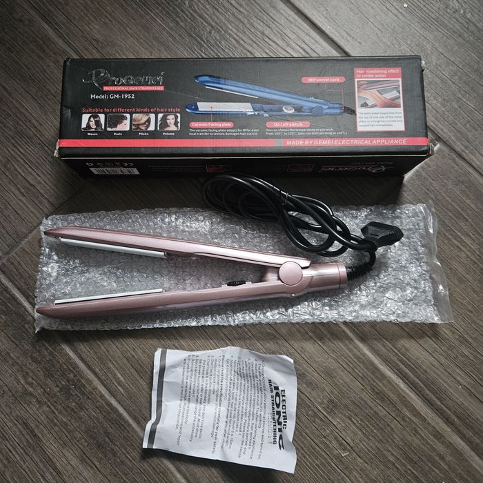 Керамическпя плойка утюжок для волос Gemei GM