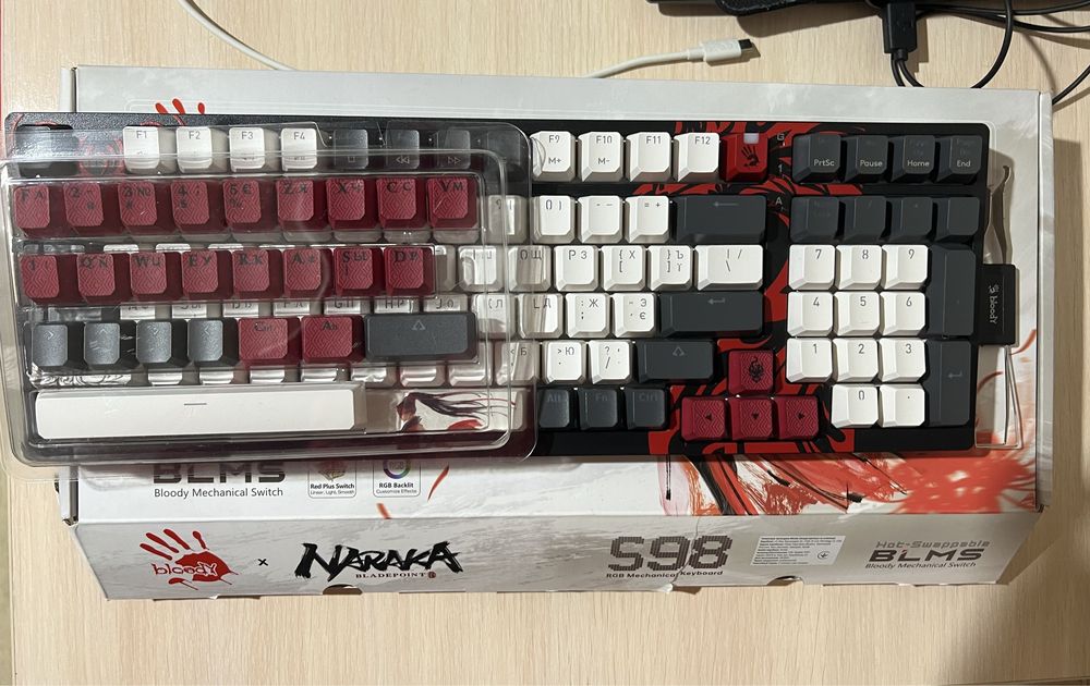 Клавіатура A4Tech Bloody S87 USB Naraka