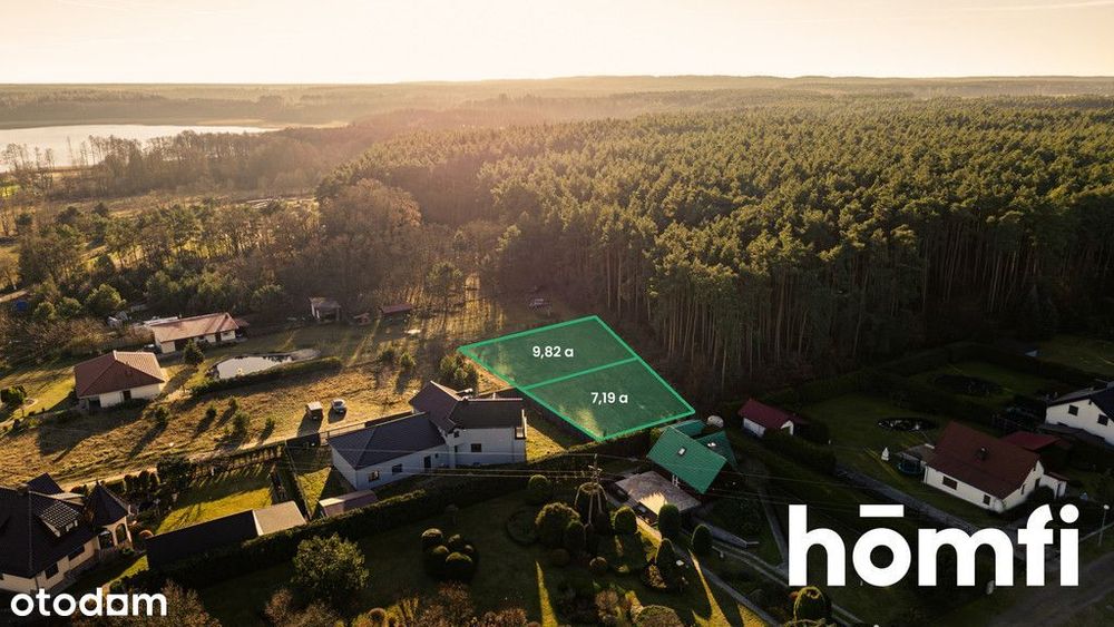 Działka budowlana przy lesie / jezioro Niesłysz