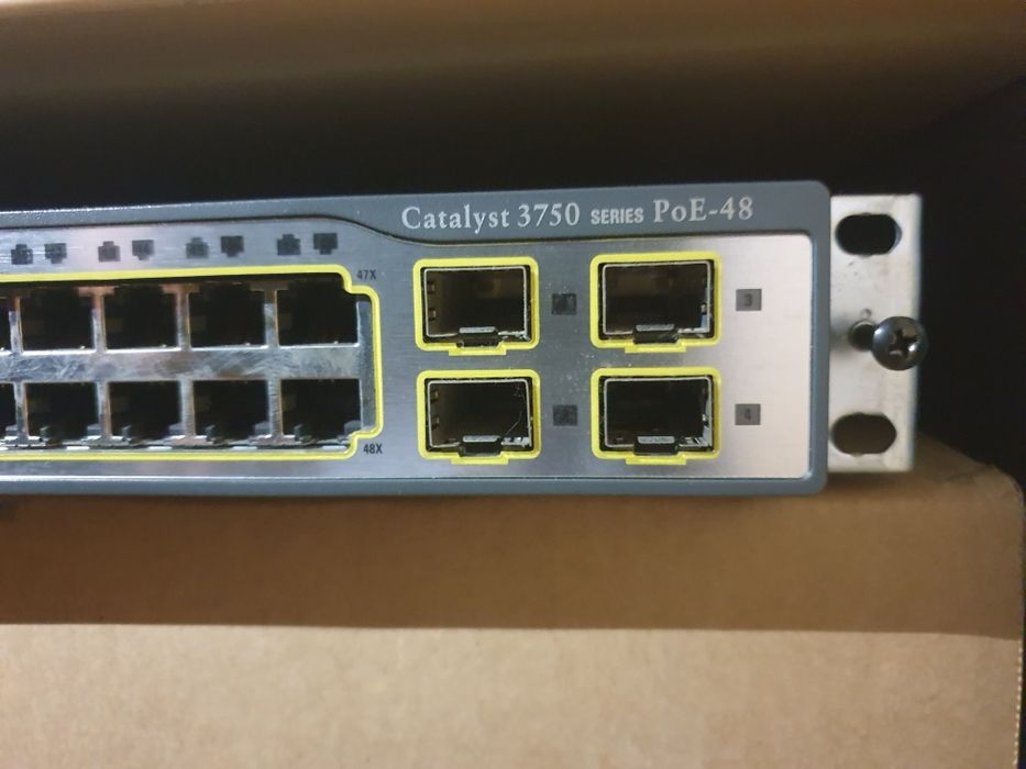 Switch CISCO Catalyst 3750G Series PoE-48