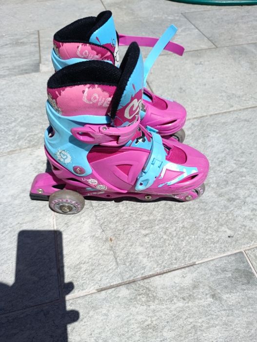 Patins em linha menina