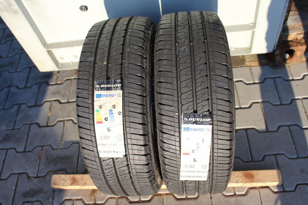 2x 215/60r16c dunlop econo drive lt 103/101t 22r