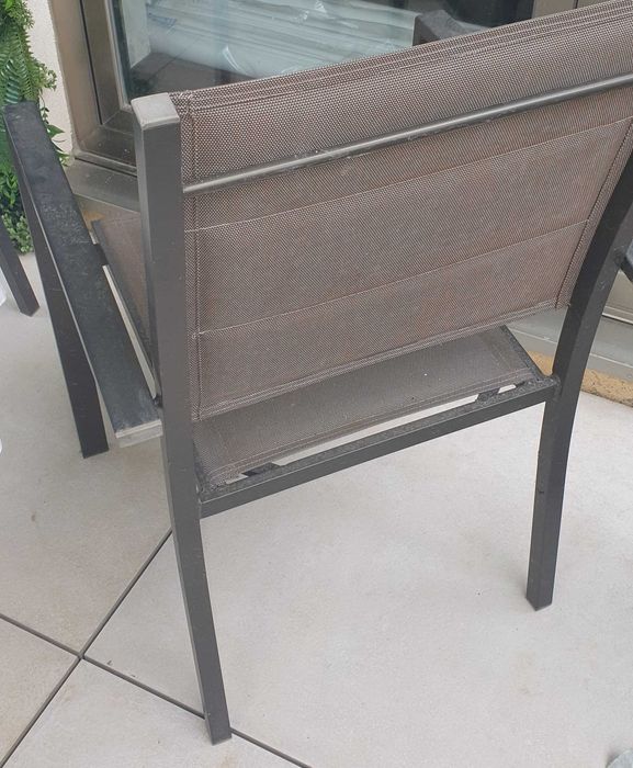 Par de cadeiras de jardim exterior