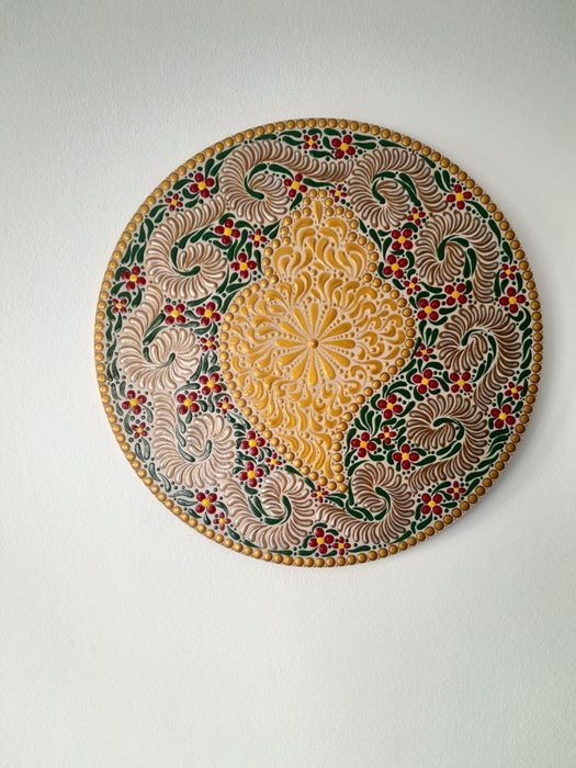Mandala com coração de Viana 30cm