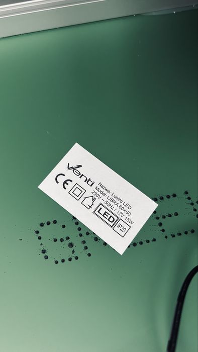 Lustro Venti Libra Led 60x60