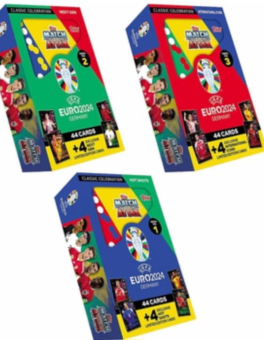 Topps EURO 2024 Match Attax Mega Tin 1,2,3