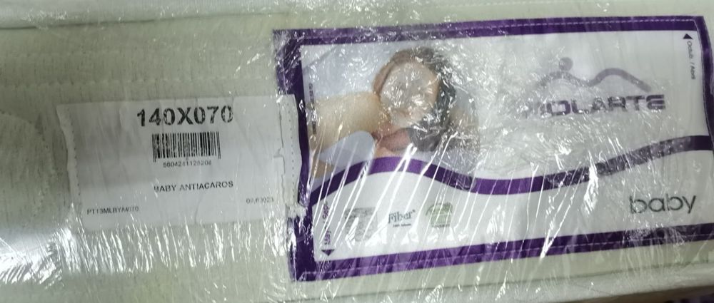 Colchão para berço - Molarte baby anti ácaros, medidas 1,40*0,70