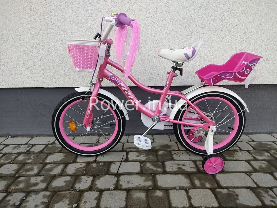 Дитячий велосипед для дівчаток 3-5 років Crossride Rose St 16 Pink