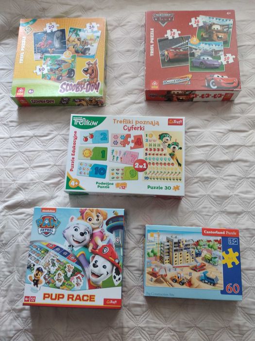 Puzzle układanki gry 4 plus (4+)