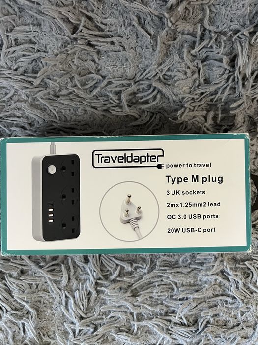 Traveldapter, Listwa zasilająca z 3 gniazdami
