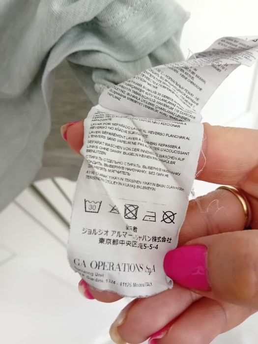 #EA7 Emporio Armani T-shirt szary S