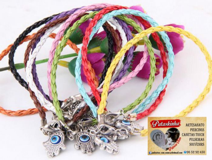 pulseiras Hamsã contra inveja e mau olhado