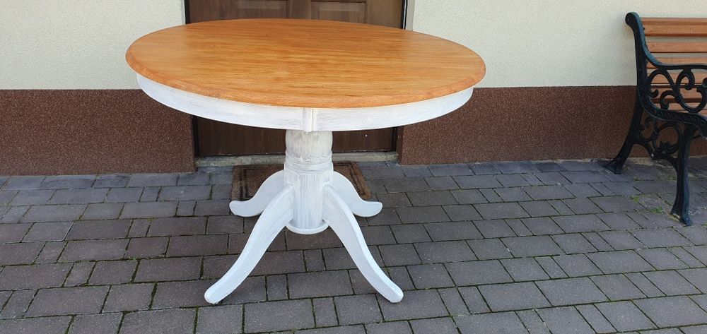 Stół drewniany okrągły