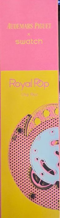 Audemars Piguet x Swatch Royal Pop Oig Roz Novo Completo