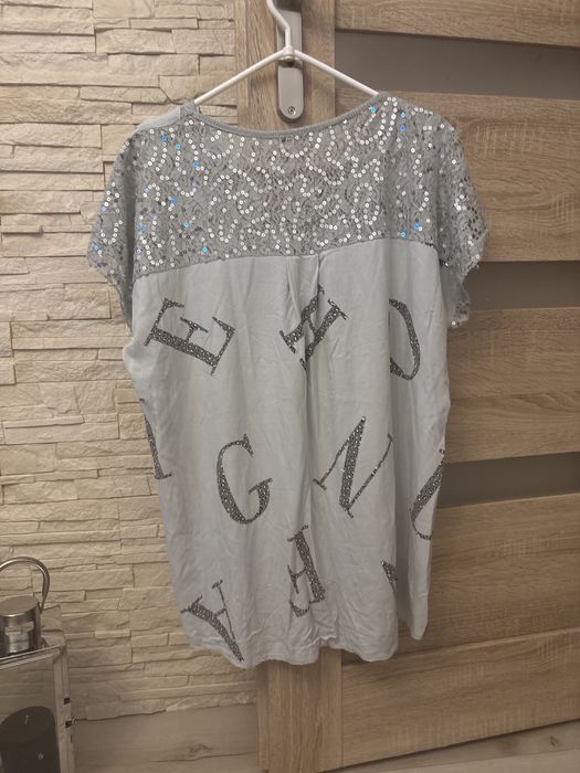 Wloska bluzka w cekiny l/xl