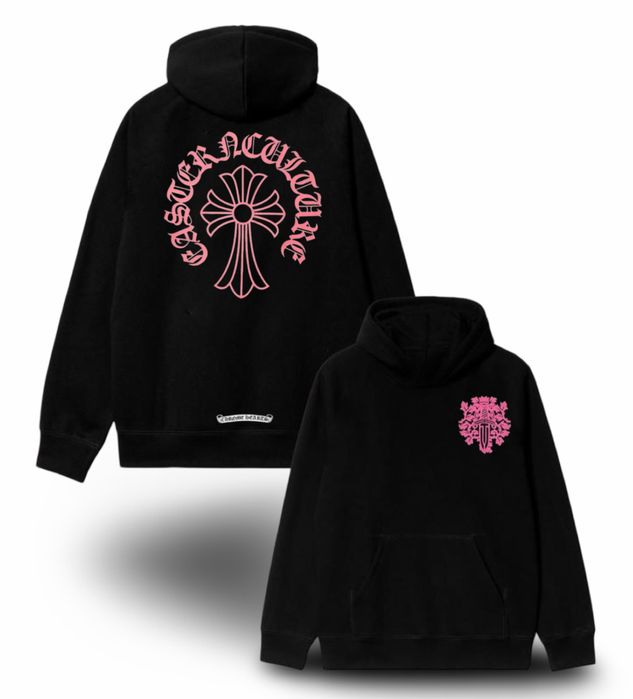 Худи Chrome Hearts Logo унисекс Хром Хартс с крестами толстовка кофта