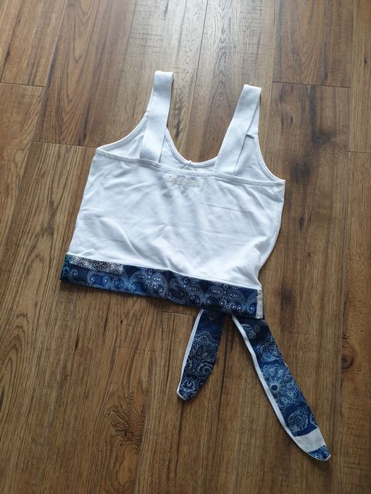 DESIGUAL- bluzka z wiązaniem r.36