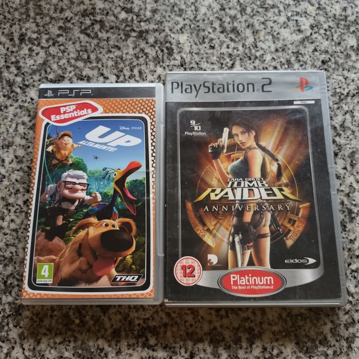 5 Jogos psp e 1 jogo ps2