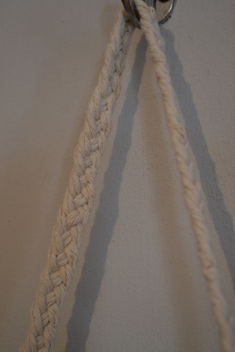 Mala de ombro em Macramé