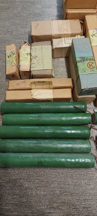 Нові Резистори ПЭВ, ПЭ виробництво СРСР, потужні