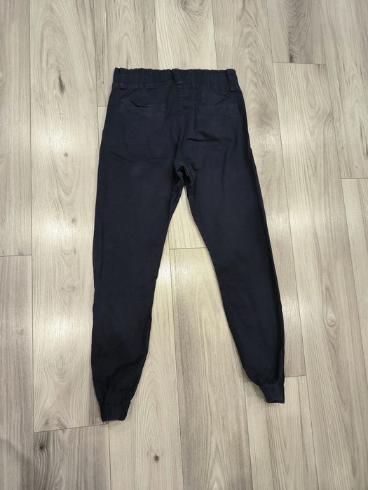 Czarne spodnie męskie asymetria rozmiar XL