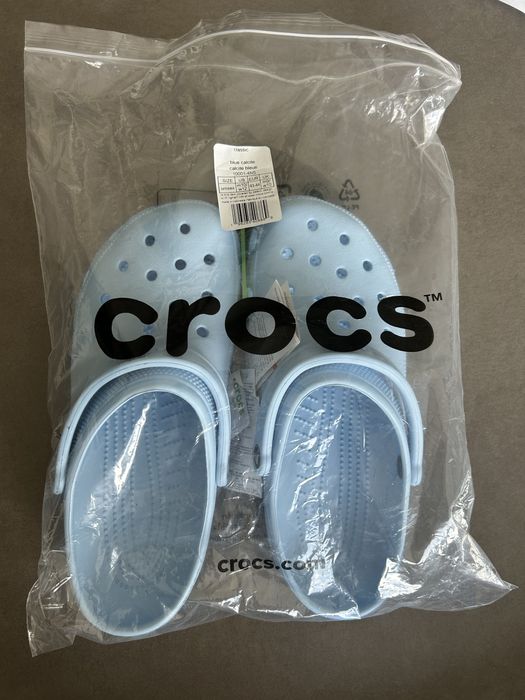 Crocs błękitne niebieskie