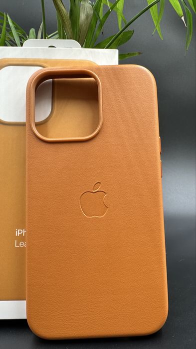 Skórzane Magsafe Etui do Iphone 13 Pro Orange