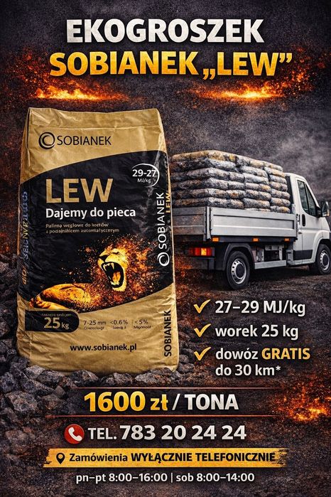 Opał Sobianek Ekogroszek