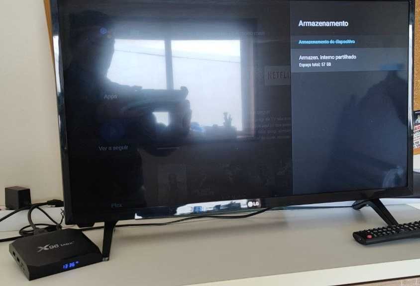 Box IPTV 64Gb Rom 4Gb Ram AmLogic Android TV Canais