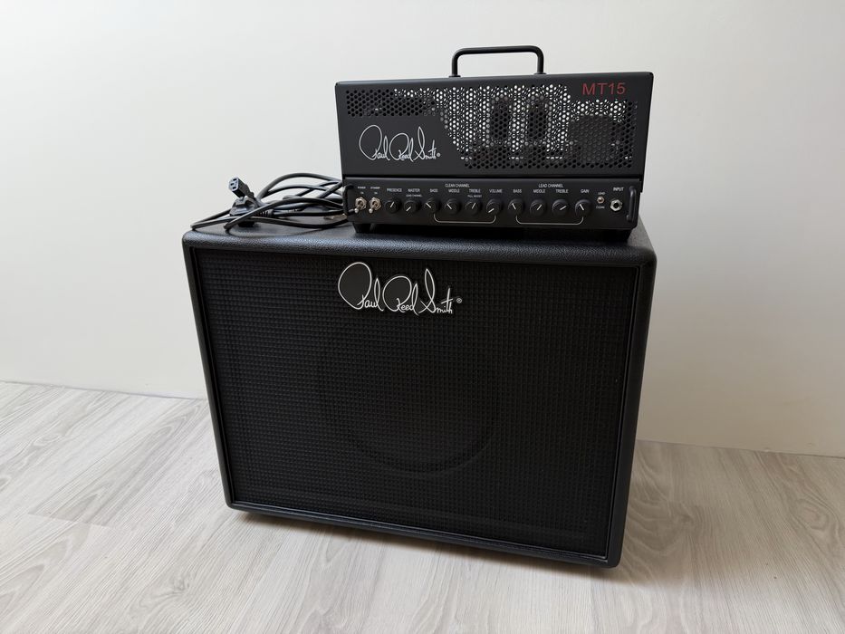 PRS MT15 + kolumna PRS MT 1x12 V30 – komplet, stan idealny