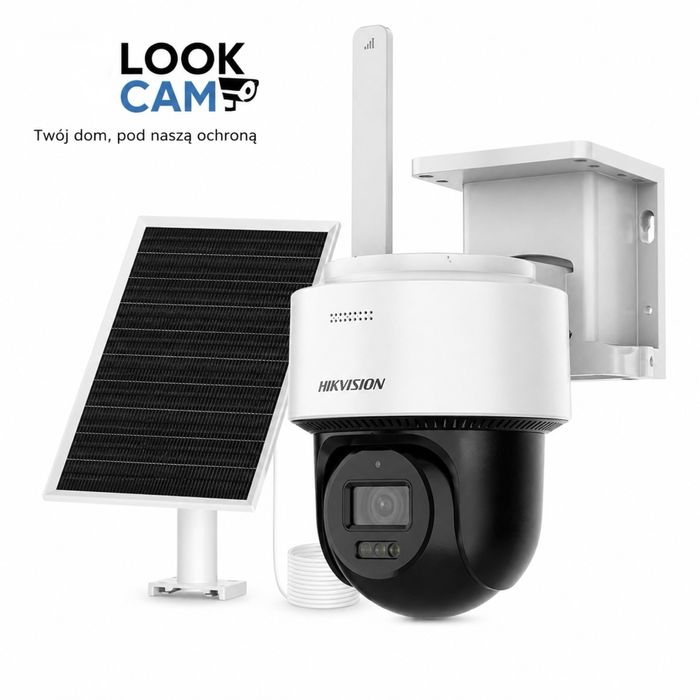 Kamera obrotowa LTE + panel solarny