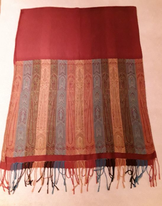 Echarpe grande grená, como nova!64284795085186122