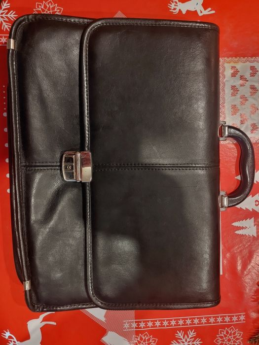 Torba na laptopa, aktówka, teczka skórzana, skóra