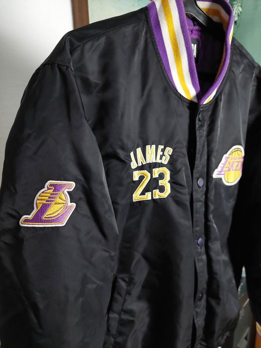 Kurtka bejsbolówka Los Angeles Lakers NBA