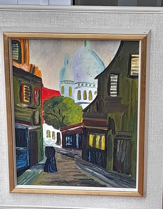 „Paryż Sacre Coeur” piękny obraz olejny