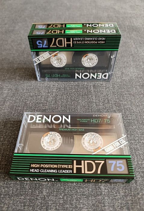 Kaseta DENON HD 7 _75 PREMIUM Super Chrome Made in Japan