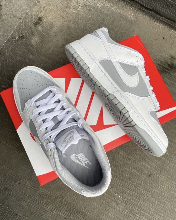 Кросівки Nike Dunk Low Retro White Grey Найк Данки Ретро сірі білі