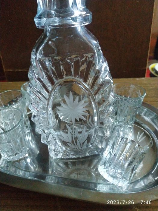 Кришталь, скло - рюмки, фужери радянських часів