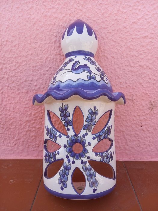 4 Candeeiros de cerâmica de parede