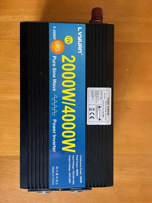 Ideal para Auto caravanas… Power Inverter ( UPS )