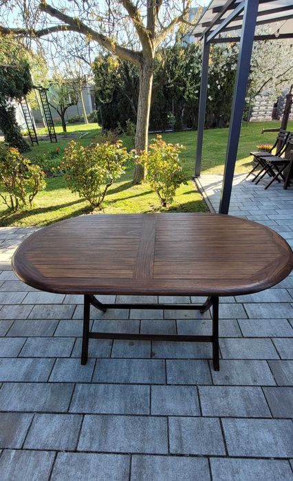 Stół drewniany ogrodowy, na taras.