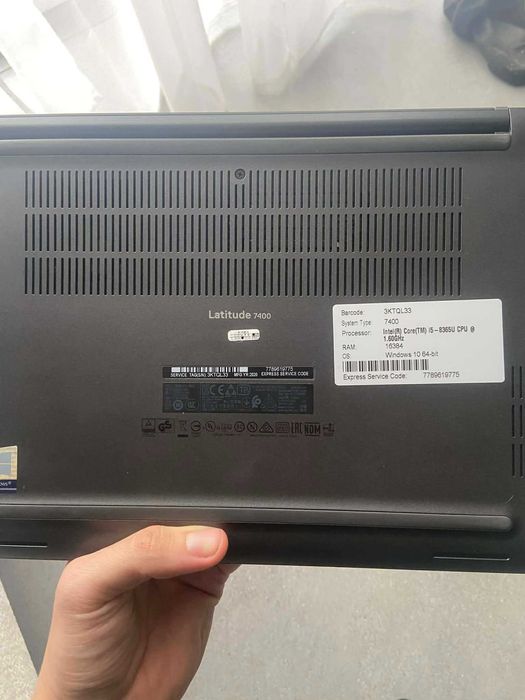 LAPTOP DELL LATITUDE 7400 | i5-8gen | 16GB RAM | 512GB SSD | Win11 Pro