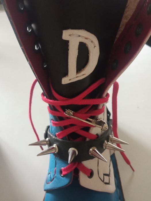 Glany hand made BOU MAS unikat#punk#goth#aeangarda