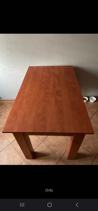 Ciężki  stół drewniany