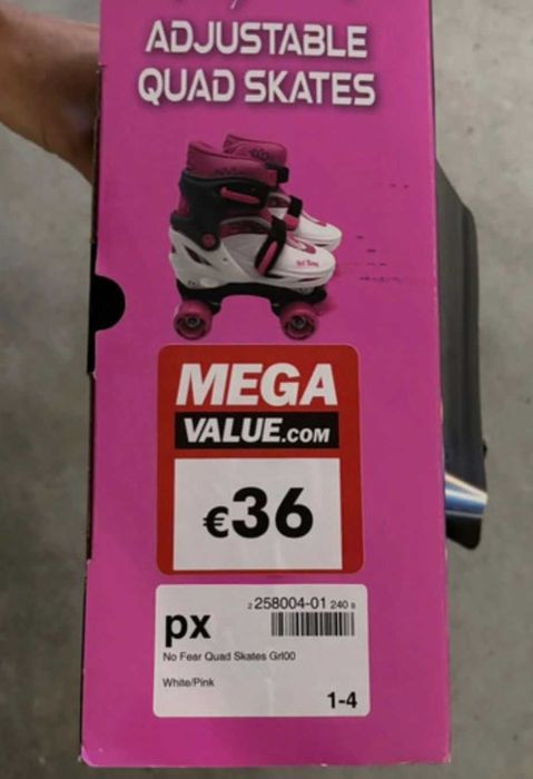 Patins 4 rodas menina