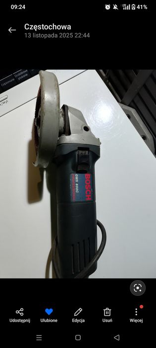 Szlifierka kątowa Bosch gws