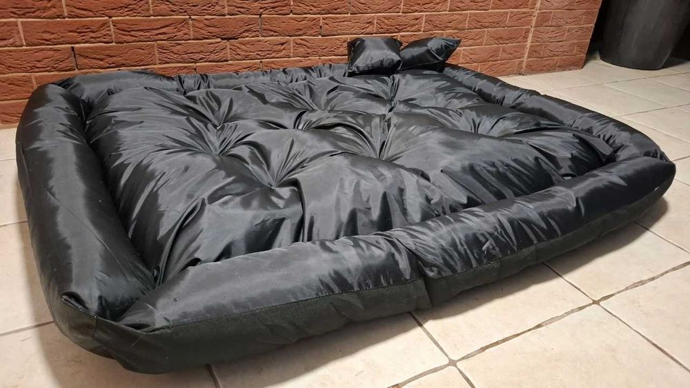 Legowisko dla małego psa kota czarne 55x45 kanapa